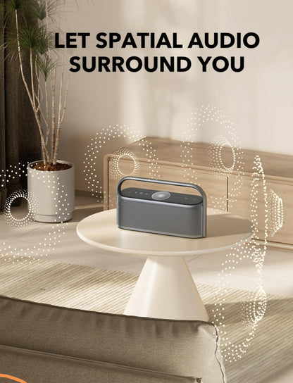 Soundcore Motion X600 Portable Bluetooth Speaker, Hi-Res Spatial Audio with Wireless 50W Sound, IPX7 Waterproof, Pro EQ, AUX-in, Portable Speaker for Home, Office, Backyard and Bathroom Use