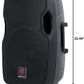(2) Rockville BPA12 12"Powered Active DJ PA Speaker with Bluetooth, USB, SD, FM Radio, LCD, Stand Mountable, for Events and Performances