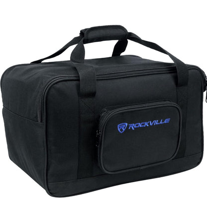 Rockville Paar BPA8 8" Professionele Aangedrewe Aktiewe 300w DJ PA Luidspreker met Bluetooth Bundel met Rockville Paar TB8 Liggewig Stewige Luidsprekerdrasak vir 8" DJ PA Luidsprekers