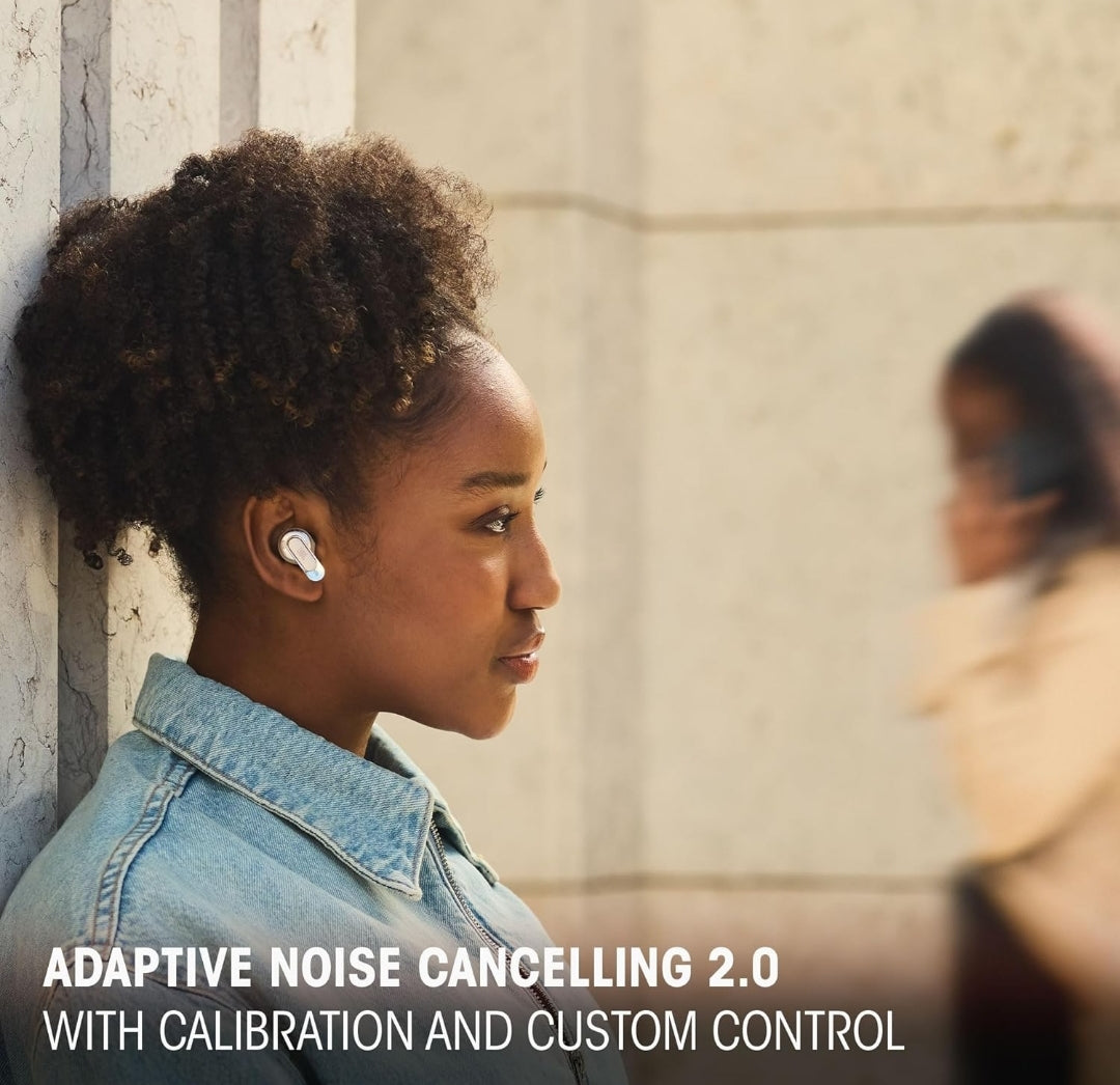 JBL Vibe Buds 2 - True Wireless Noise Cancelling Earbuds Pure Bass Sound - (Pink)
