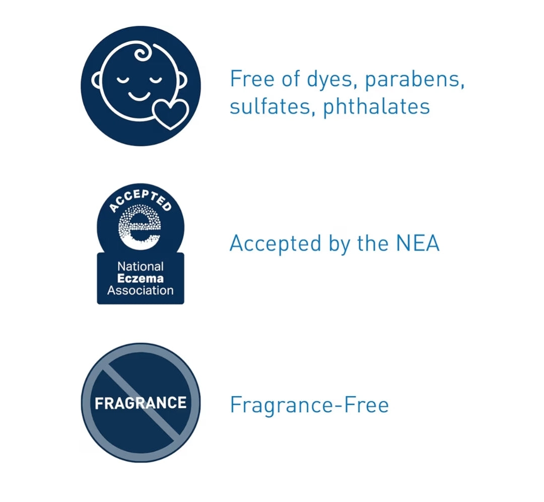 CeraVe Bébé Lavage & Shampooing, Sans Parfum, Paraben ni Sulfate pour un Bain de Bébé sans Larmes (237 ml)