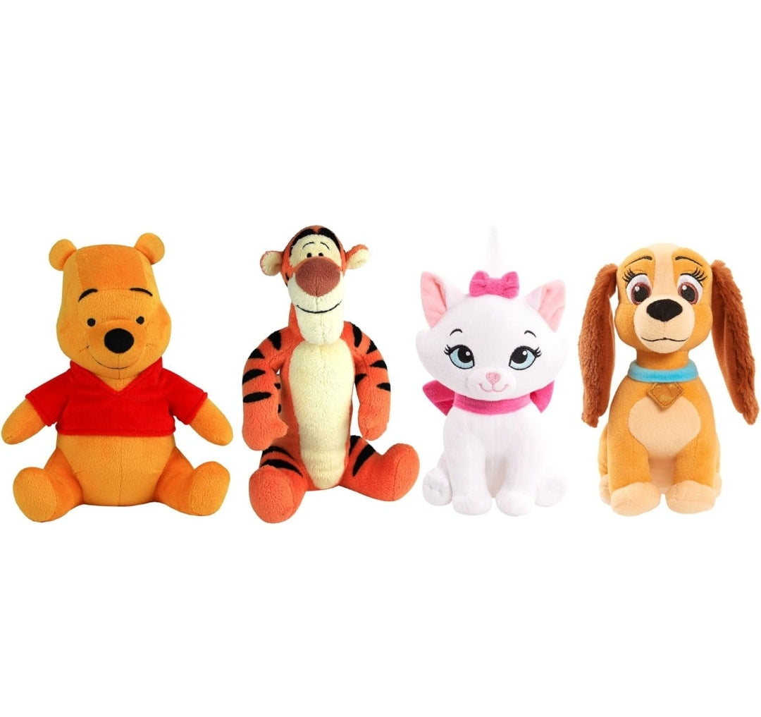 Disney Classics Bean 6.5-inch Small Plush Stuffed Animal, Marie, Cat, The Aristocats Plush - Kids Toys