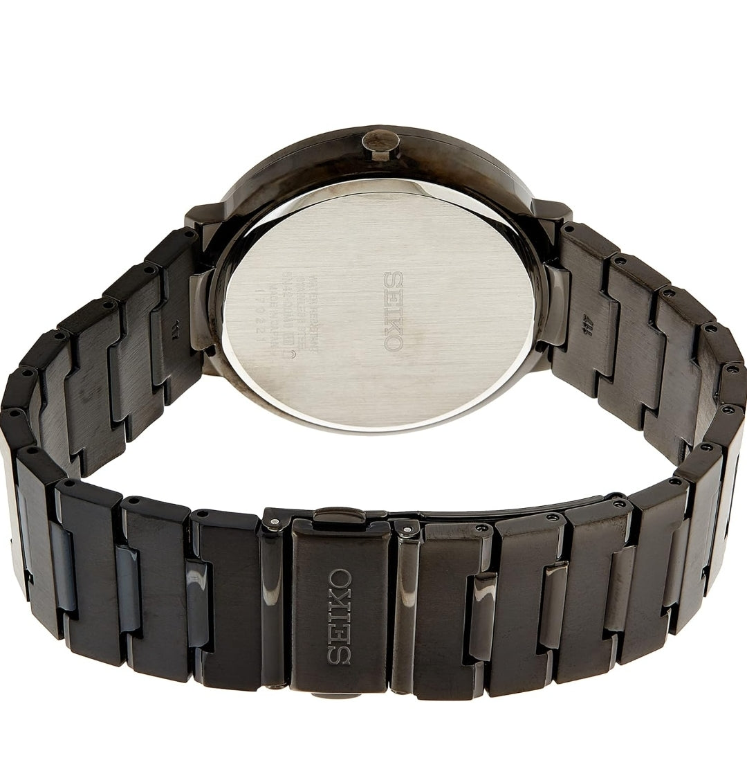 Seiko Mans Essential CONTEMP Swart ION Afwerking - NUUT
