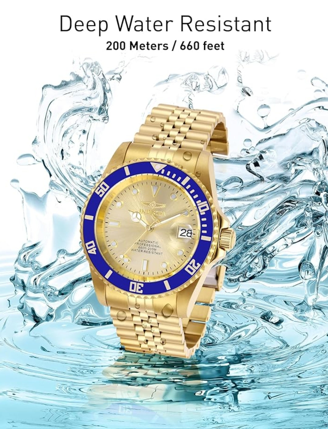 Invicta Men's Pro Automatic Stainless Steel Watch