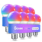 Govee Smart Light Bulbs, WiFi Bluetooth Color Changing Bulbs, Music Sync, 54 Dynamic Scenes, 16 Million DIY Colors RGB Light Bulbs, Work with Alexa, Google Assistant, 800 Lumen, 8 Pack