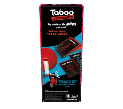 Hasbro Gaming Taboo Uncensored Board Game for Adults Only - Hilarious NSFW Party Games