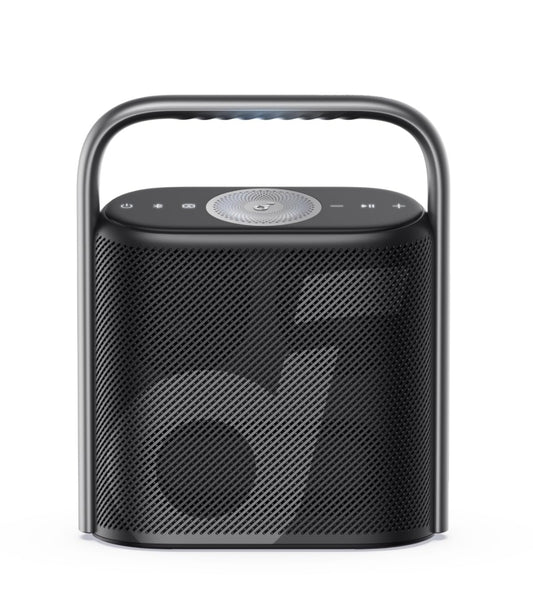 Soundcore Motion X500 Bluetooth-luidspreker met ruimtelike oudio, Hi-Res-klank, 3-kanaal oudio, opwaarts-vuur-drywer, omgewingslig