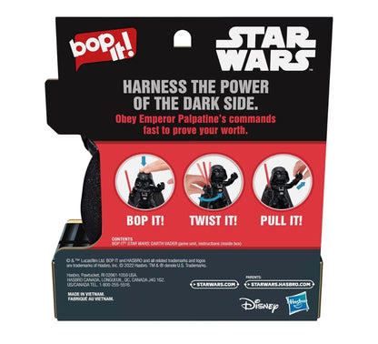 Bop It! Star Wars Darth Vader Edition Game - Features The Voice of Emperor Palpatine