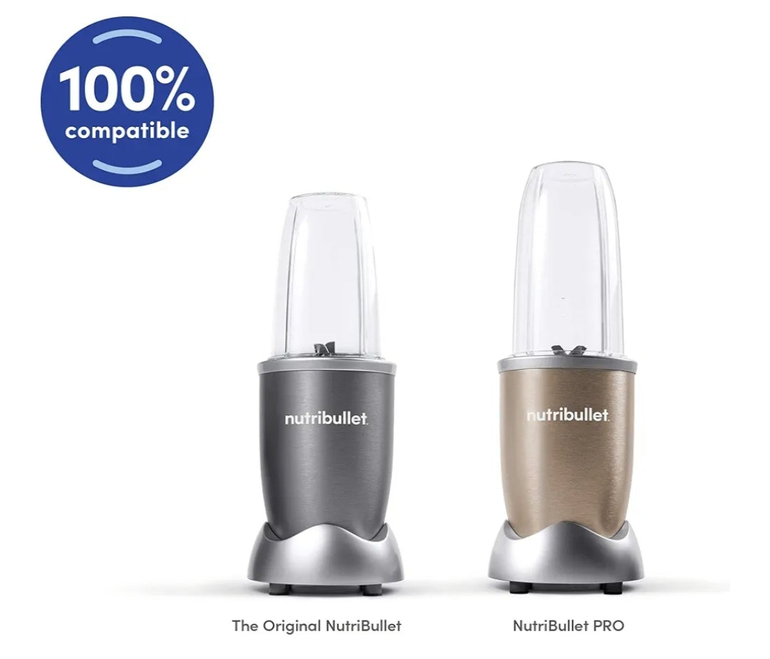 NutriBullet Flip Top To-Go Deksel (stel van 2), Grys, .25 Lbs