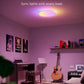 Govee Smart Ceiling Light 4300LM, RGBIC LED Ceiling Light Fixture Works with Matter, Flush Mount Light Fixture, DIY Colors, 2700K-6500K Ceiling Lights for Bedroom, Living Room, 15 Inch, 1 Pack