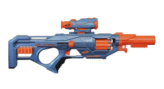 Nerf Elite 2.0 Eaglepoint RD-8 Blaster - Detachable Scope and Barrel, 16 Official Elite Darts