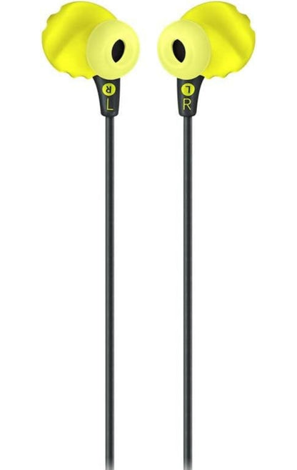 JBL Endurance RUN - Bedrade Sport-oordopjes - Geel