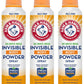 Arm & Hammer Invisible Body Powder Spray, Clear Talc-Free Body Odor & Sweat Control 7oz (3 Pack)