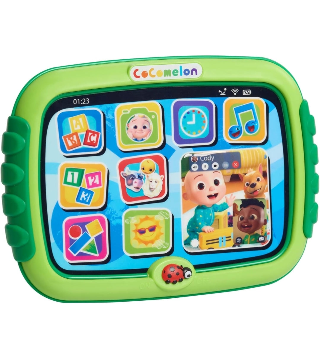 Just Play CoComelon Learning Tablet, 60+ Learning Phrases, Sing-Along to The “The Alphabet Song, Kids Toys for Ages 18 Month