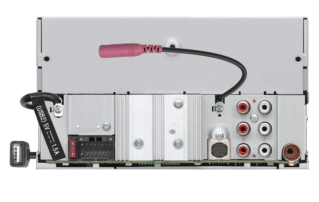 JVC KW-X855BTS Bluetooth-motorstereo digitale media-ontvanger met USB-poort, AM/FM-radio, MP3-speler, Alexa, Android, iPhone, dubbel-DIN, 13-band EQ …