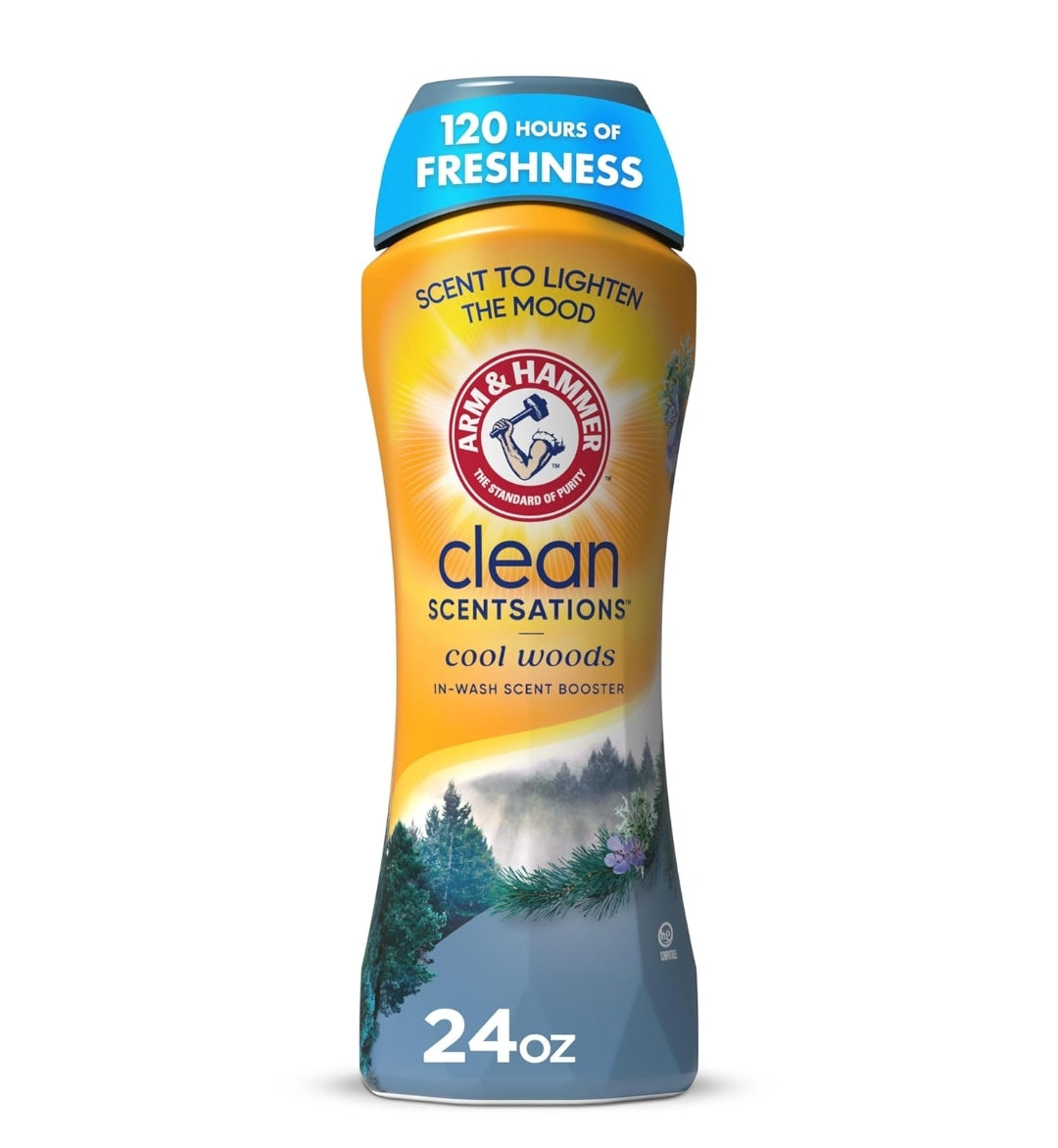 ARM & HAMMER Clean Scentsations In-Wash Scent Booster - Cool Woods scent (24 Oz)
