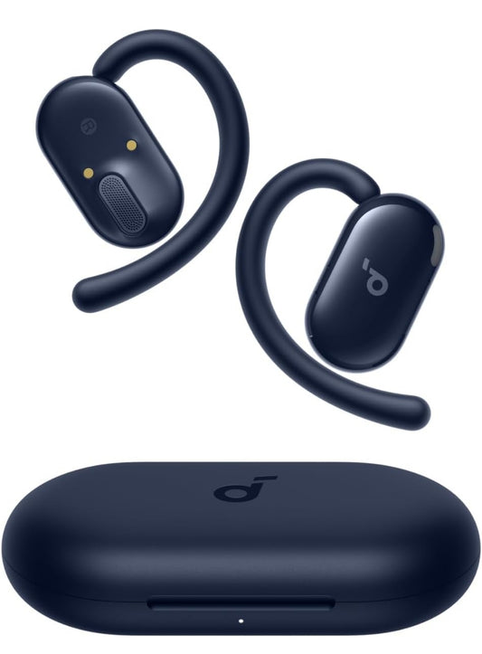 Soundcore V20i deur Anker Oopoor-oorfone, Verstelbare Oorhakies, Ultragemak, Stewige Pas, Kragtige Klank, Duidelike Oproepe, IP55, 36H Speeltyd, Bluetooth 5.4 Draadlose Oorfoon, Multipuntverbinding