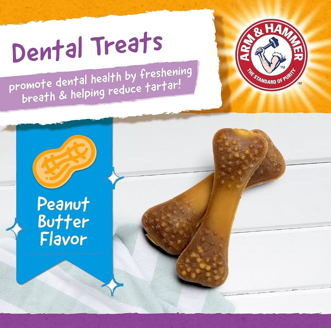 Arm & Hammer for Pets Nubbies Dental Treats for Dogs w/ Calcium 139CT (Packaging may vary)