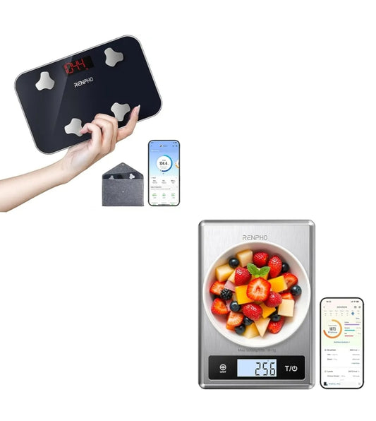 Travel Scale for Body Weight with Digital Food Scale with Nutritional Calculator, Smart Food Kitchen Scale