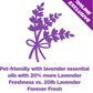 Arm & Hammer Forever Fresh Clumping Cat Litter (18lb) Lavender Freshness w/ Essential Oils