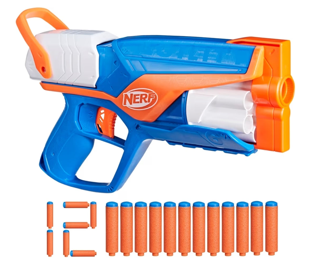 Nerf N Series Agility Blaster - 12 N1 Darts Compatible Only N Series Blasters - Outdoor Games