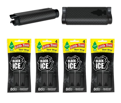 LITTLE TREES Motorlugverfrisser Invisibly Fresh - Black Ice (16)