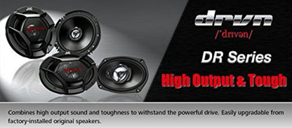 JVC CS-DR601C 6.5" drvn DR Reeks Lae Profiel 6.5" 2-rigting Komponentluidsprekers