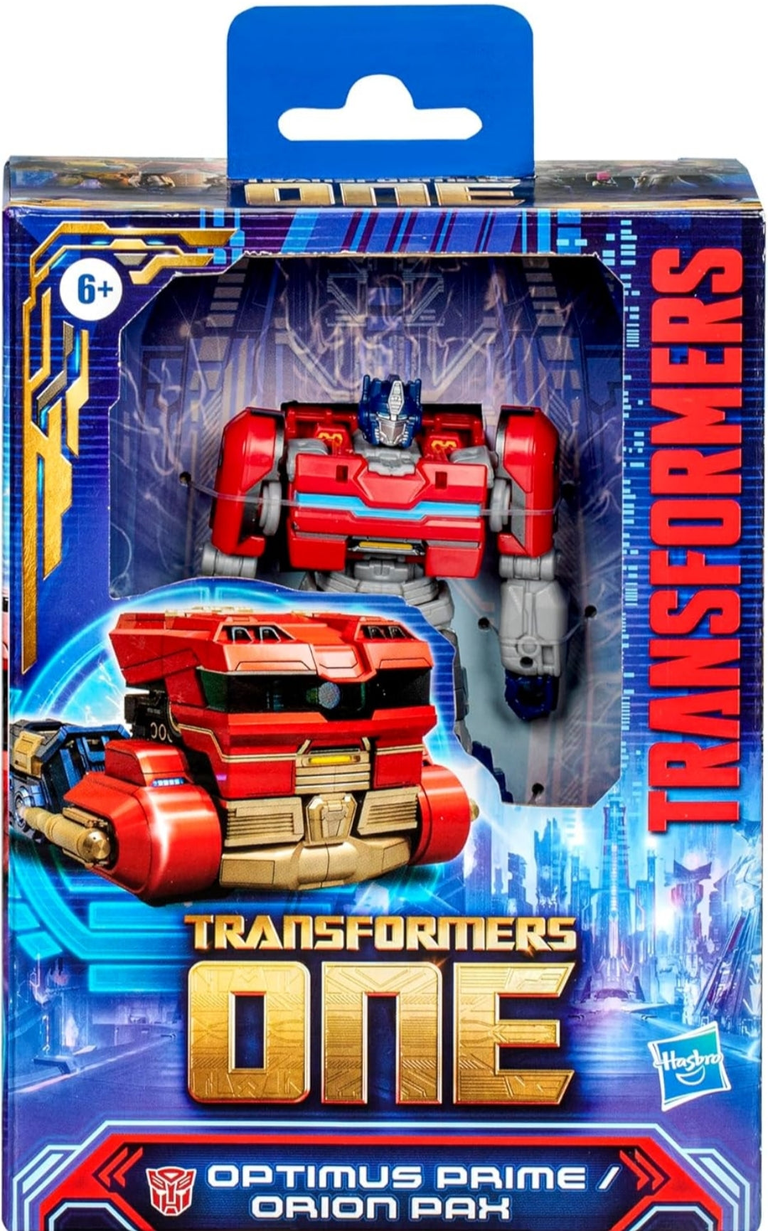 Transformers One Prime Changer Optimus Prime (Orion Pax) 5-Inch Robot Action Figure, Interactive Toys for Boys and Girls Ages 6 and Up