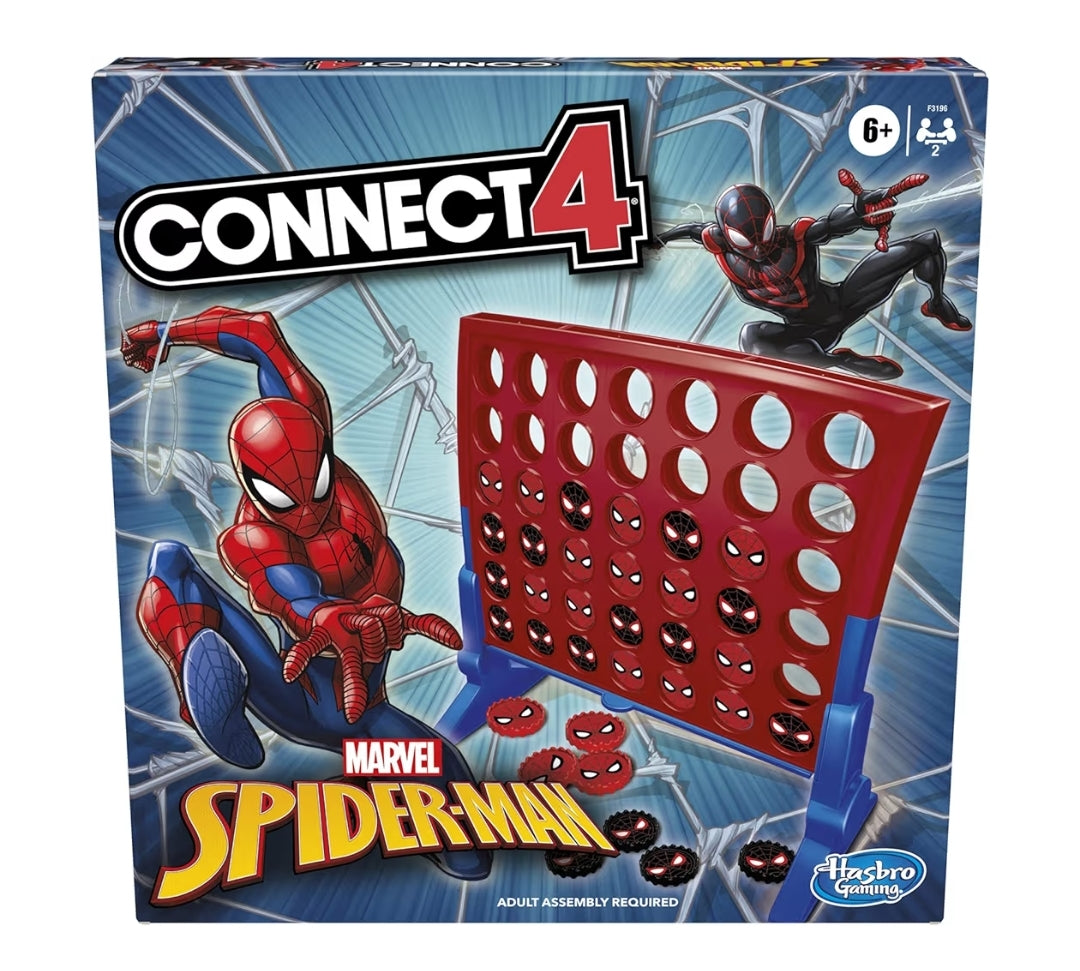 Hasbro Gaming Connect 4 Marvel Spider-Man Edition, Strategy Board Game