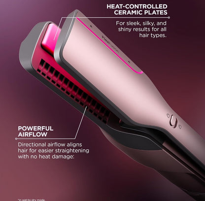 Shark FlexFusion Hair Straightener & Powerful Hair Dryer with Fusion Brush - NEW