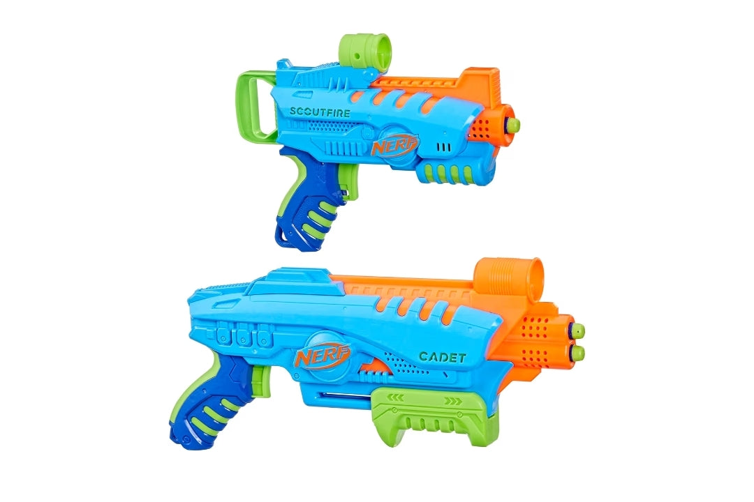 NERF Elite Junior Ultimate Starter Play Blasters, 15 Darts (Kids - Ages 6 & Up) Set of 2