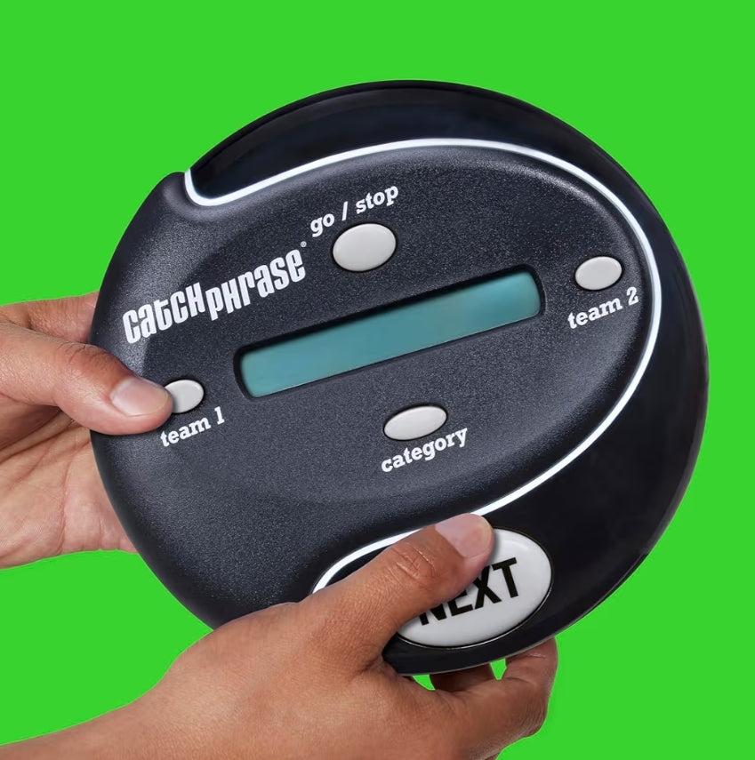 Hasbro Gaming Catch Phrase Electronic Game - Fun Active Handheld Party Games - 4 or More Players