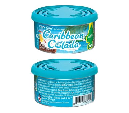 LITTLE TREES Motorlugverfrisser Veselblik Geur - Caribbean Colada (4)