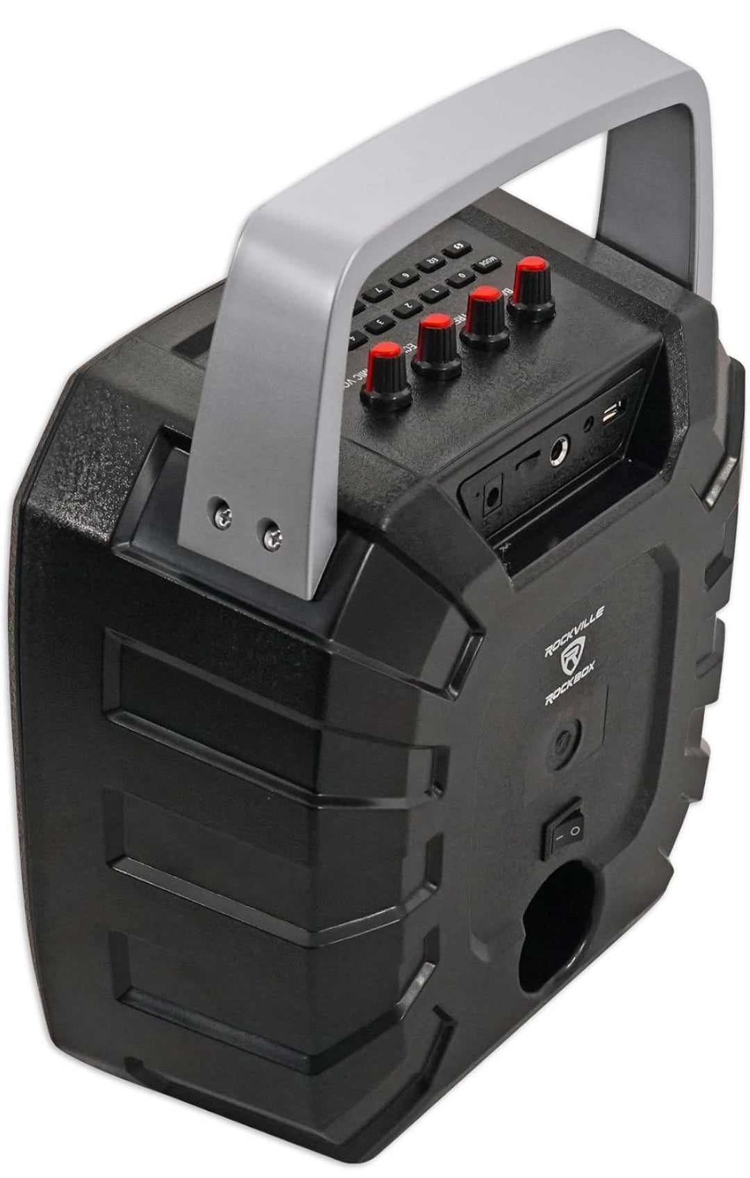 Rockville 6.5" Rechargeable Audio Visual PA Speaker+Mic for Teachers/Speeches