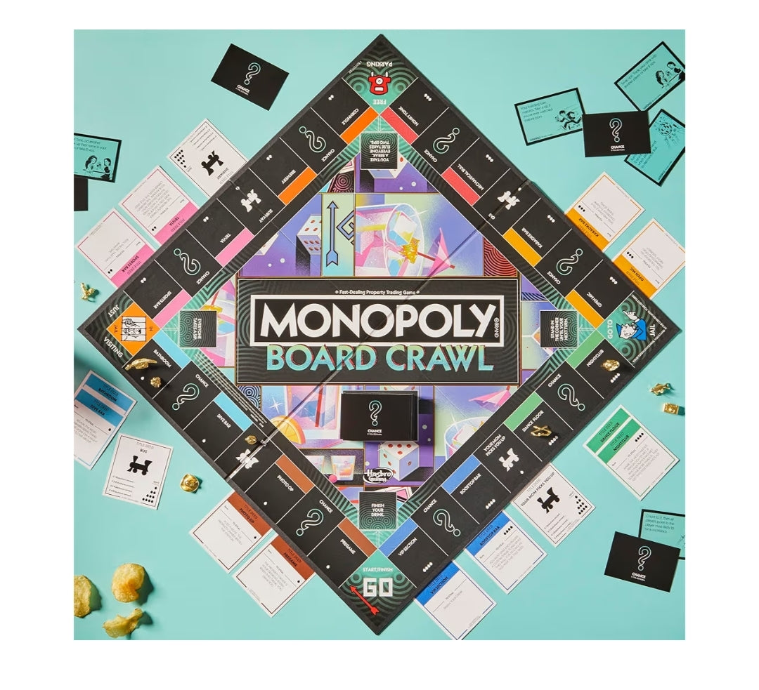 Monopoly Board Crawl Game - Official Monopoly Hilarious Adult Party Games
