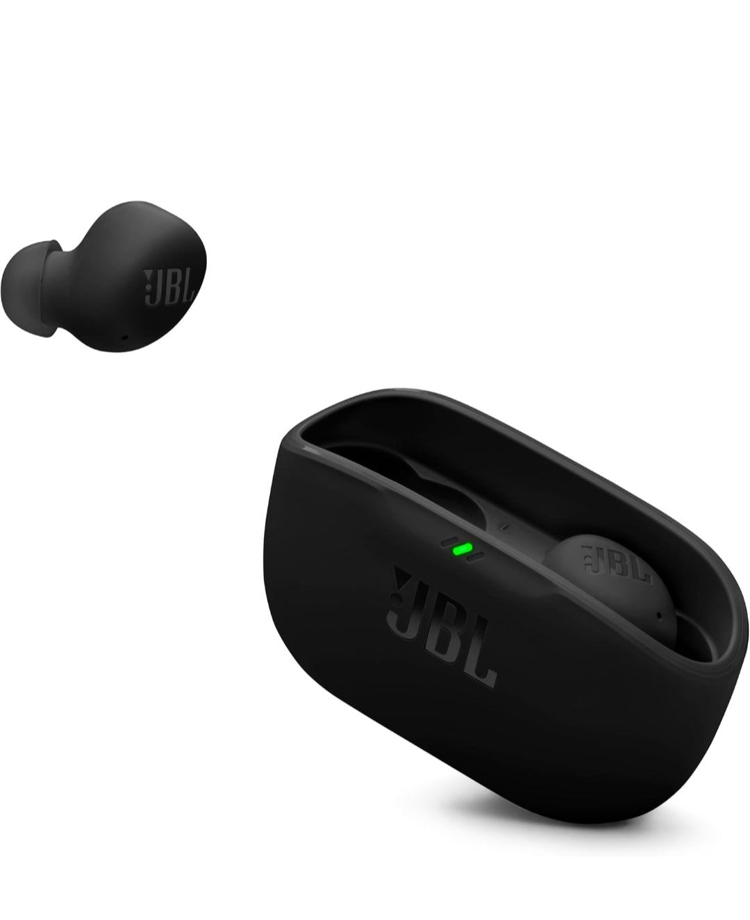 JBL Vibe Buds 2 - True Wireless Noise Cancelling Earbuds Pure Bass Sound - (Black)