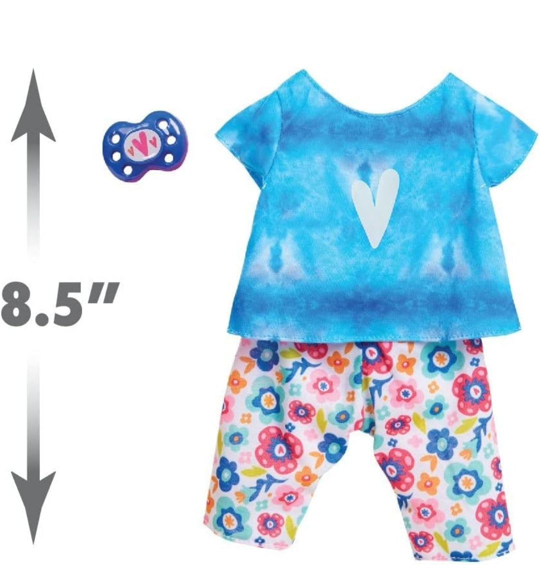 Baby Alive Single Outfit Set and Accessories, Tie Dye Tee, Fits Most 12" - 14" Dolls, Kids Toys for Ages 3 Up by Just Play