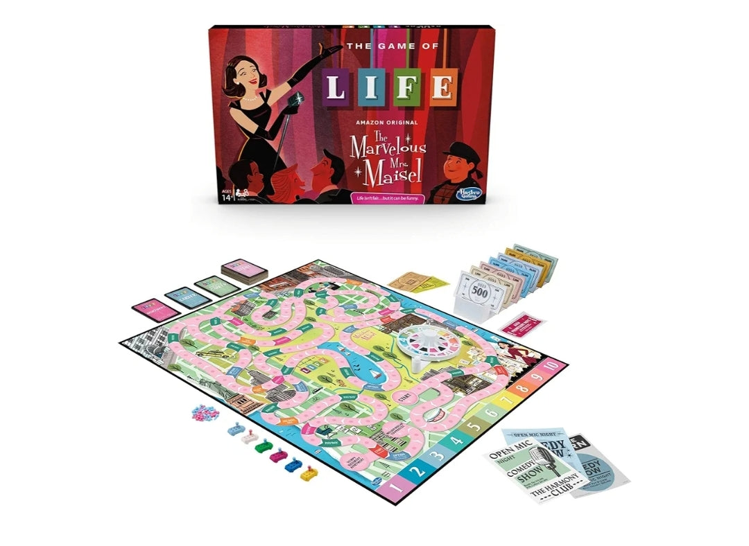 Hasbro Gaming The Game of Life: The Marvelous Mrs. Maisel Edition Board Game