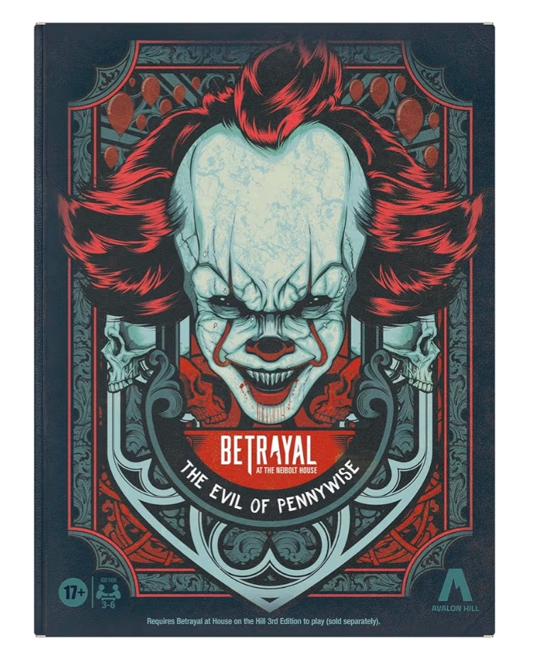 Hasbro Gaming Avalon Hill Betrayal at The Neibolt House: The Evil of Pennywise Expansion - (3-6 Players)