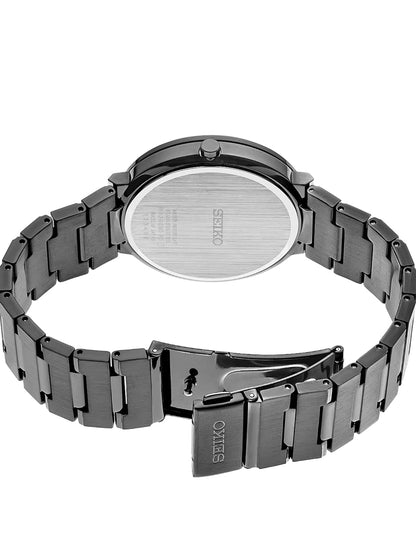 Seiko Mans Essential CONTEMP Swart ION Afwerking - NUUT