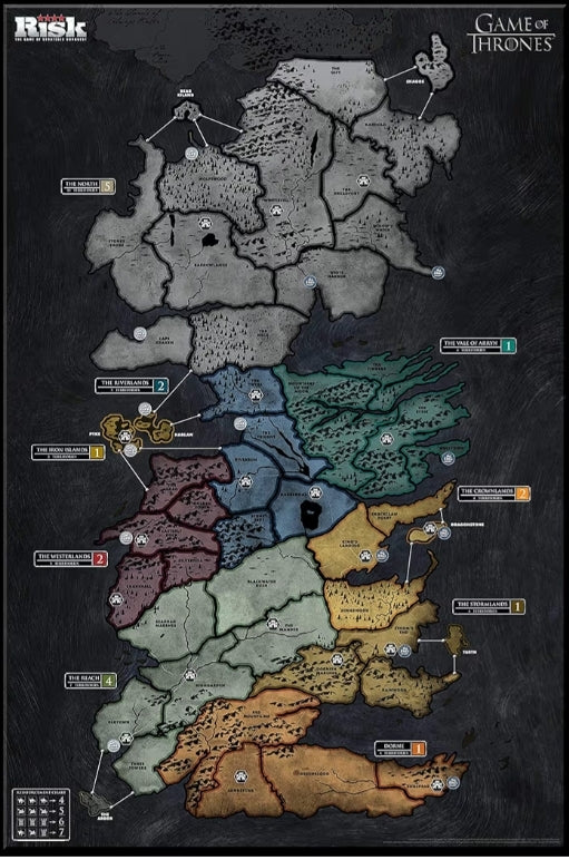 Themed Game of Thrones Strategy Board Game |for Game of Thrones Fans