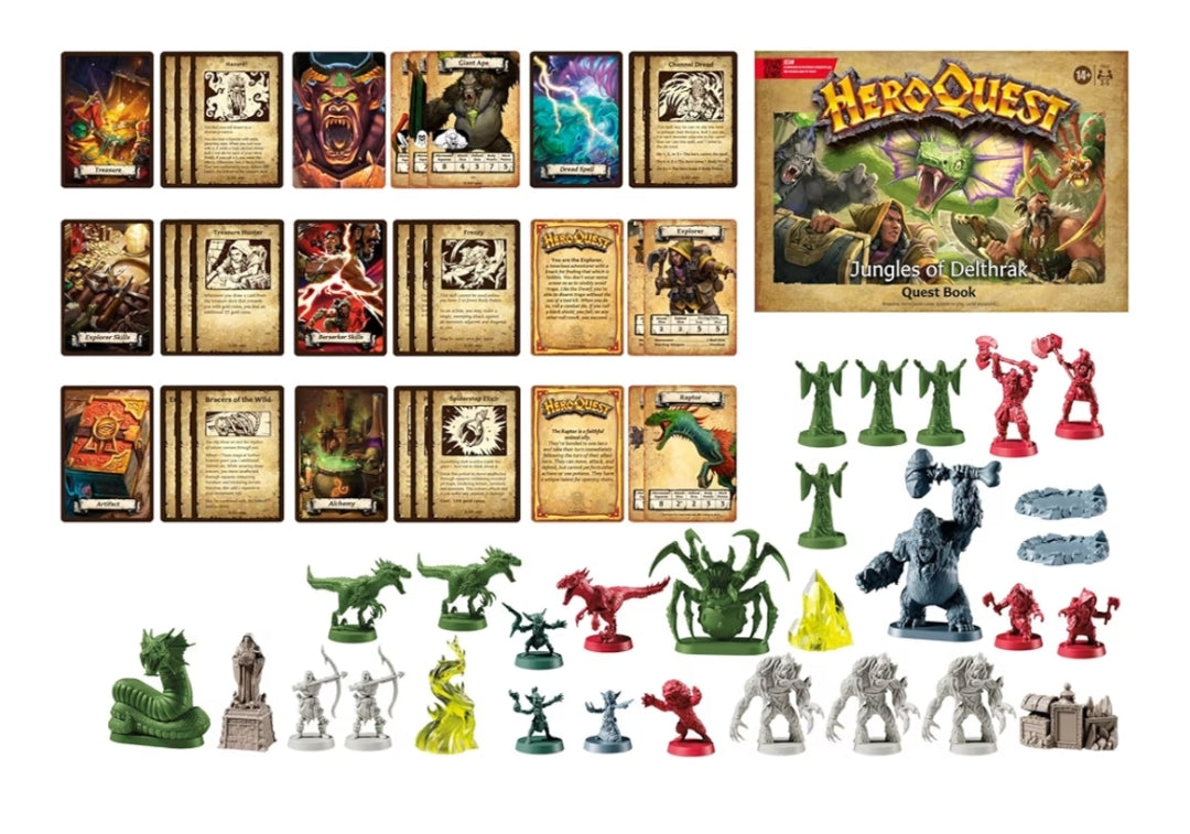 Avalon Hill HeroQuest Jungles of Delthrak Quest Pack - Roleplaying Games - Requires HeroQuest Game System to Play