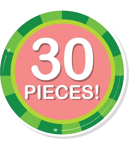 CoComelon JJ & Friends Wood Block Set, 30-Pieces, Recycled Wood, Officially Licensed Kids Toys for Ages 18 Month by Just Play