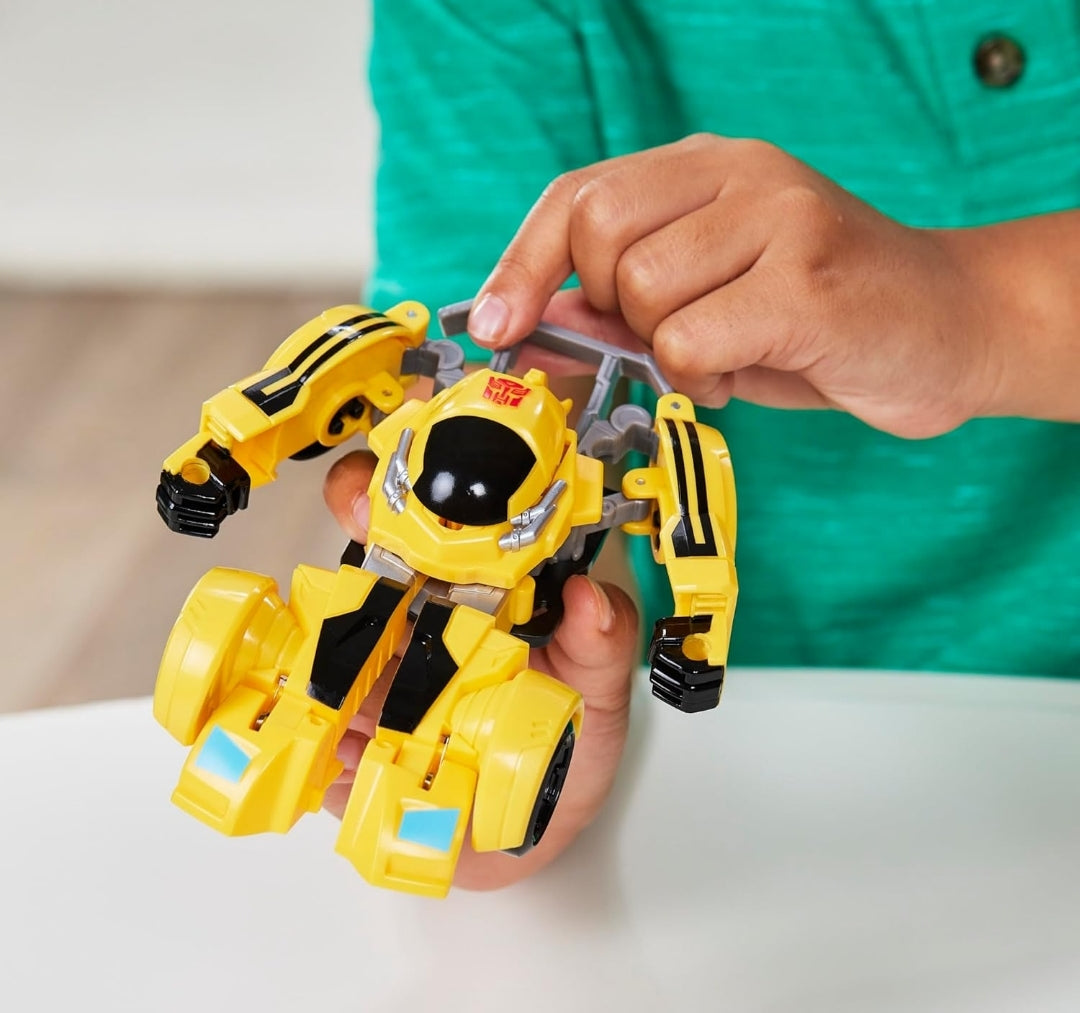 Transformers Bumblebee and Starscream Bot Racers, Easy to Change from Robot Toys to Car Toys, Action Figures for Boys and Girls 3+