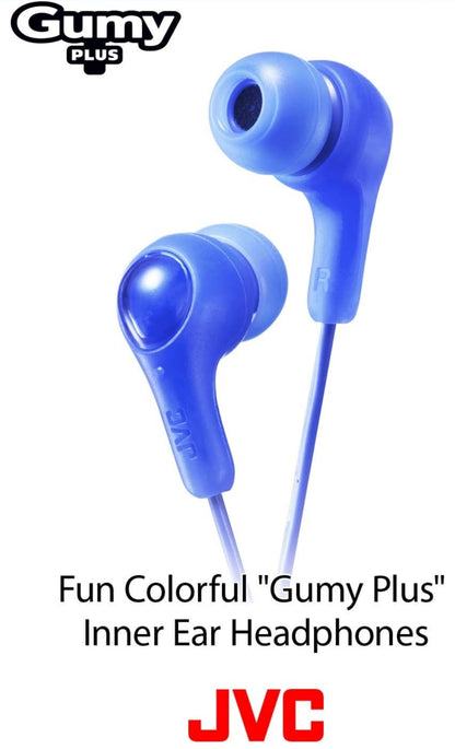JVC Gumy in-oor-oordopjes, kragtige klank, gemaklike en veilige pasvorm, silikoonoorstukke S/M/L - HAFX7P Pink, 1 telling (pak van 1)