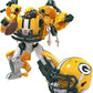 Transformers NFL Green Bay Packers Tundra Prime 5.5-Inch Action Figure Changes from Robot to Helmet, Football Toys for Ages 8+