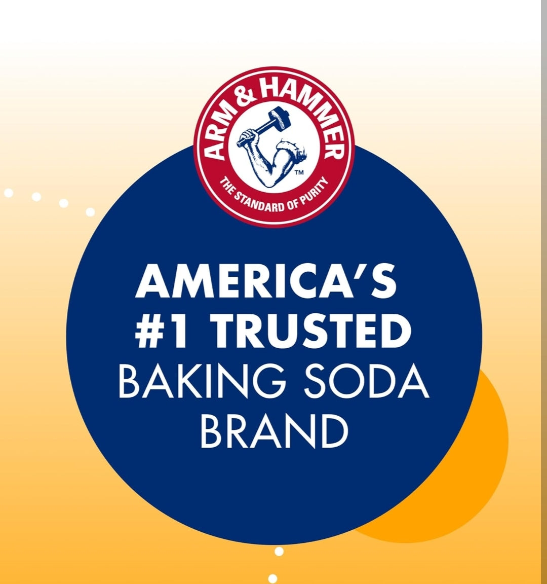 ARM & HAMMER Baking Soda Made in USA, Ideal for Baking, Pure & Natural (2.7lb Bag)