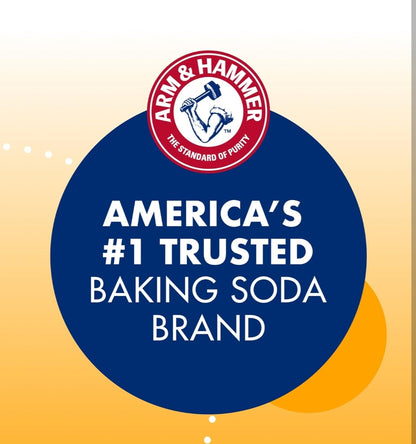 ARM & HAMMER Baking Soda Made in USA, Ideal for Baking, Pure & Natural (2.7lb Bag)