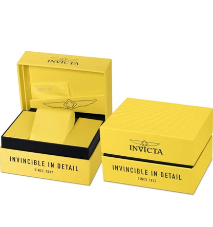 Invicta Marvel Thanos Men's 52.5mm Stainless Steel and Silicone Gold dial Quartz Watch