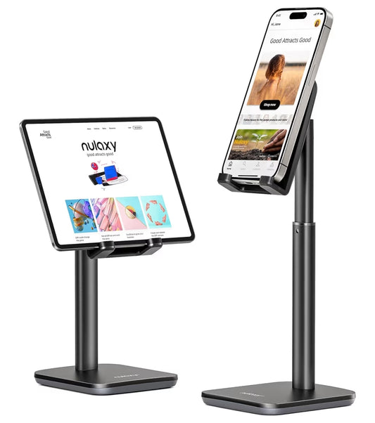 Phone Stand/Holder for desk Tower Compatible Devices All Smartphones (4-8 inches) - Black